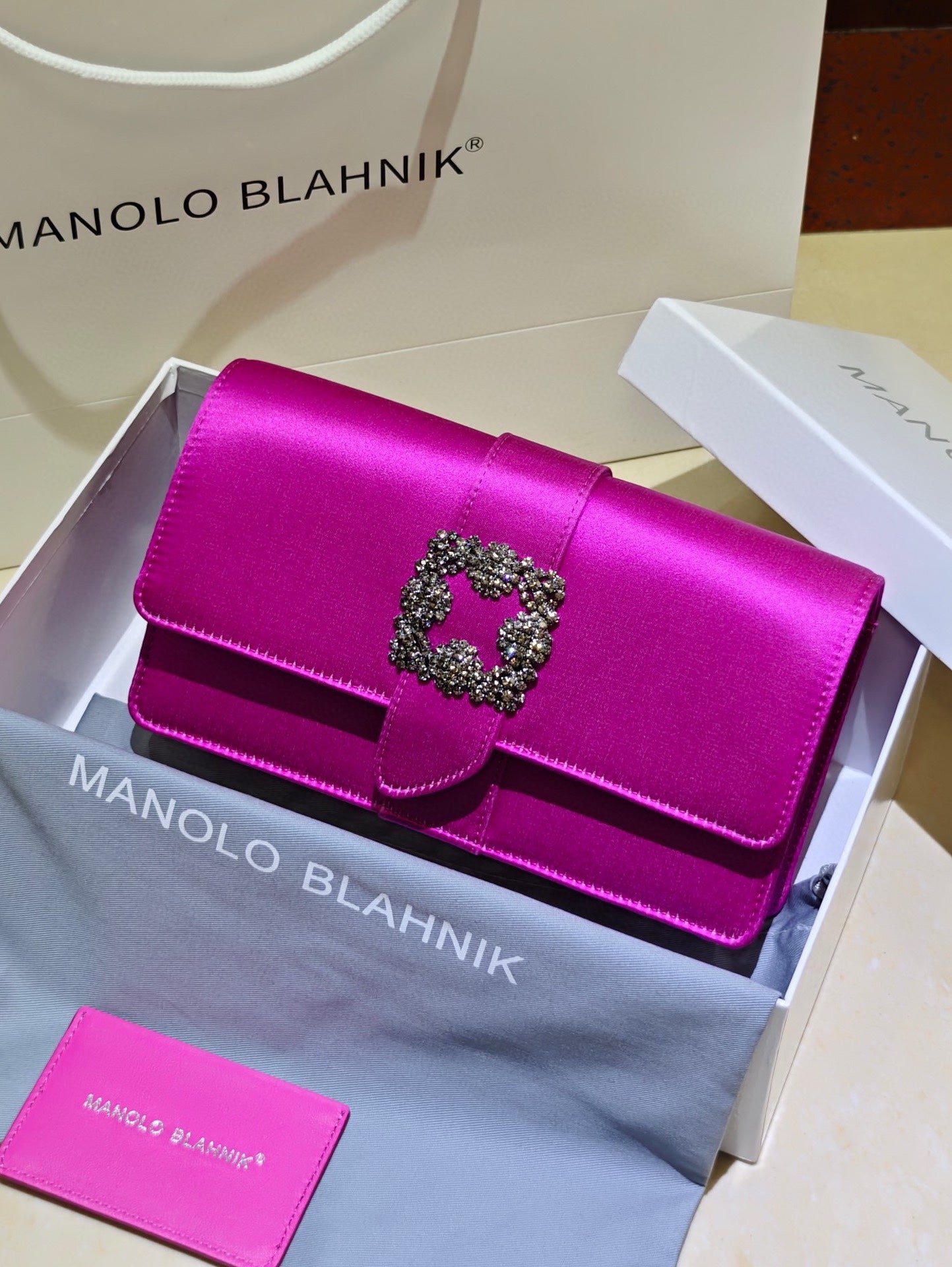 Manolo Blahnik  'Capri' clutch