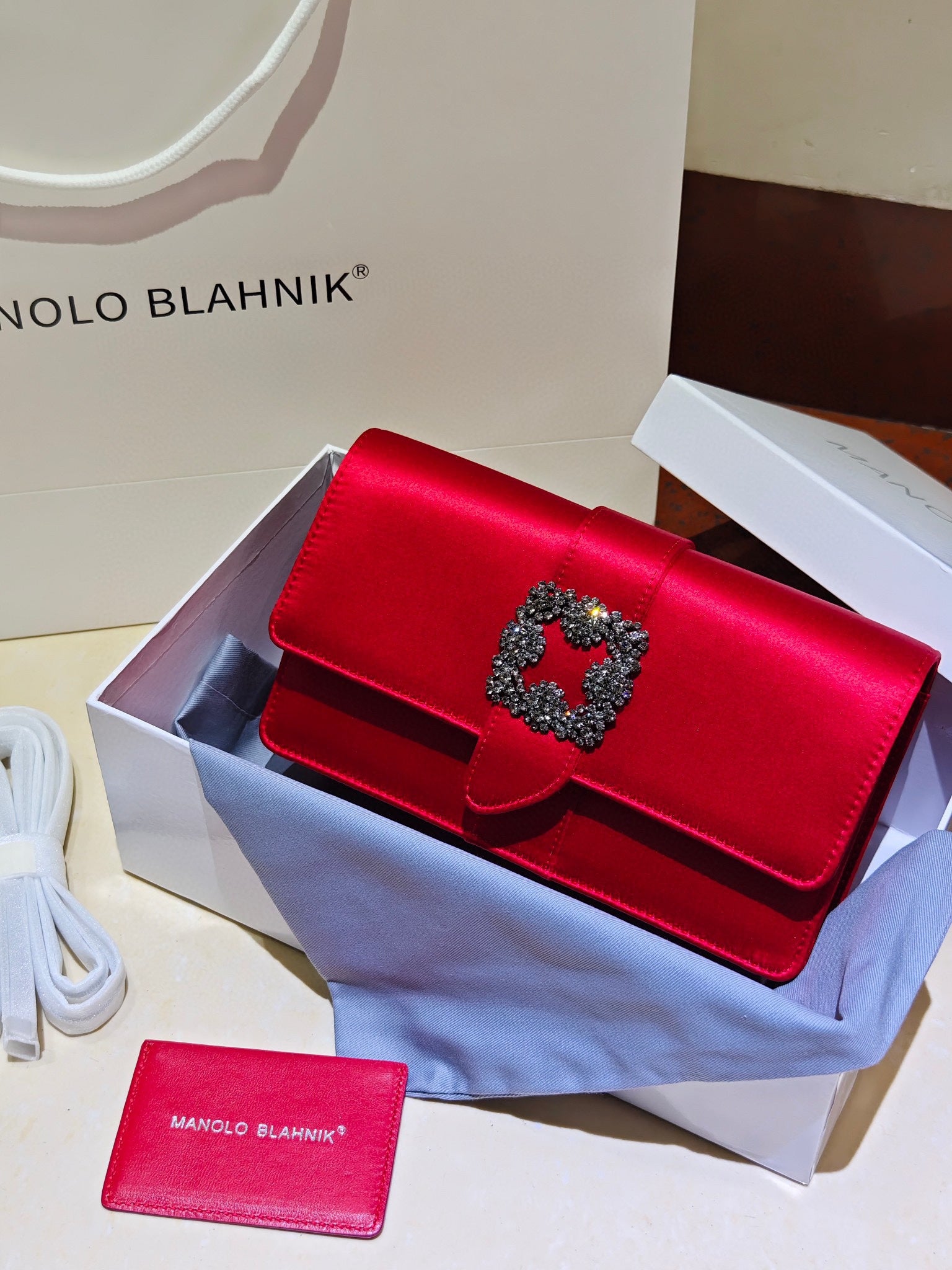 Manolo Blahnik  'Capri' clutch