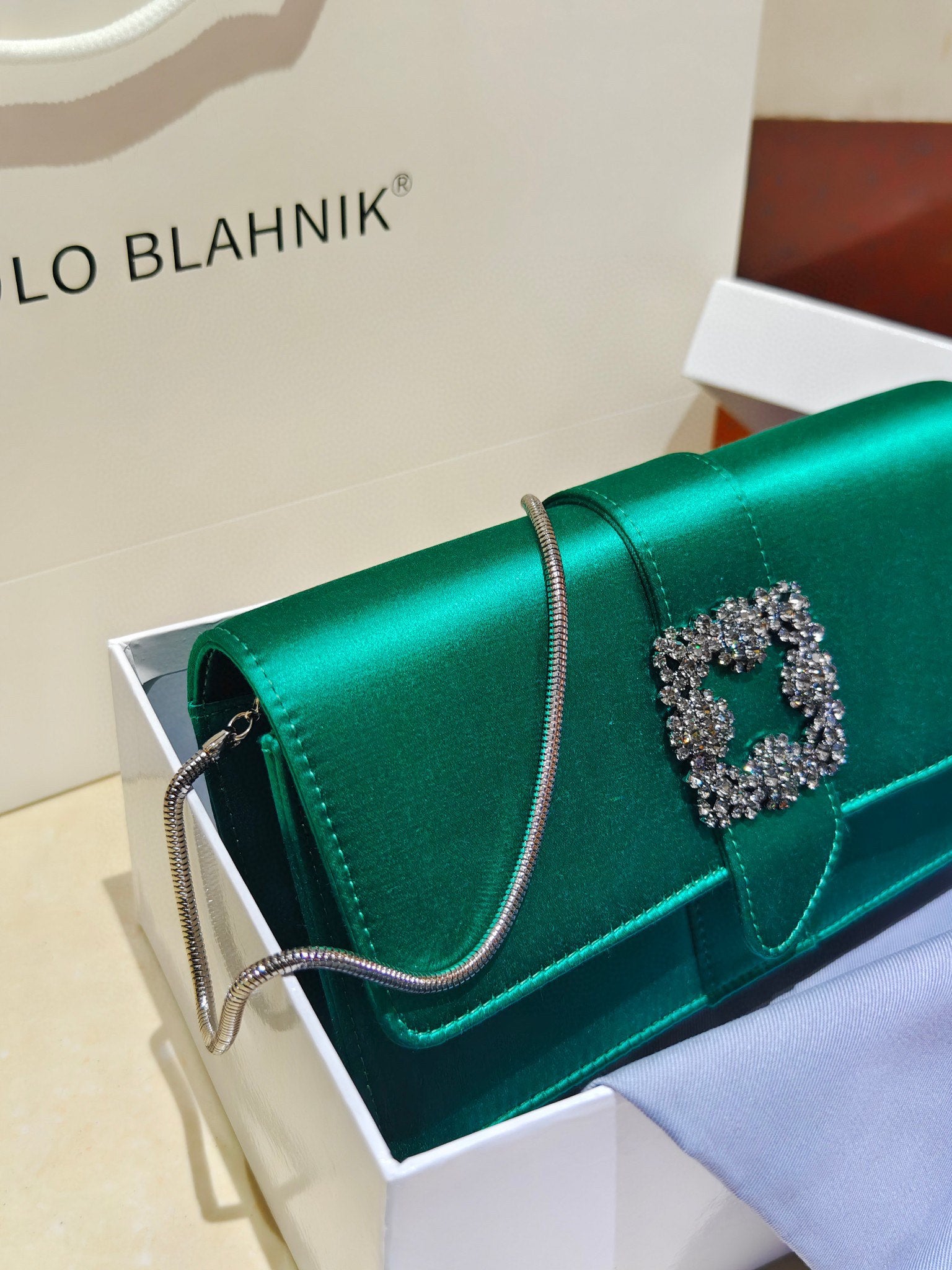 Manolo Blahnik  'Capri' clutch