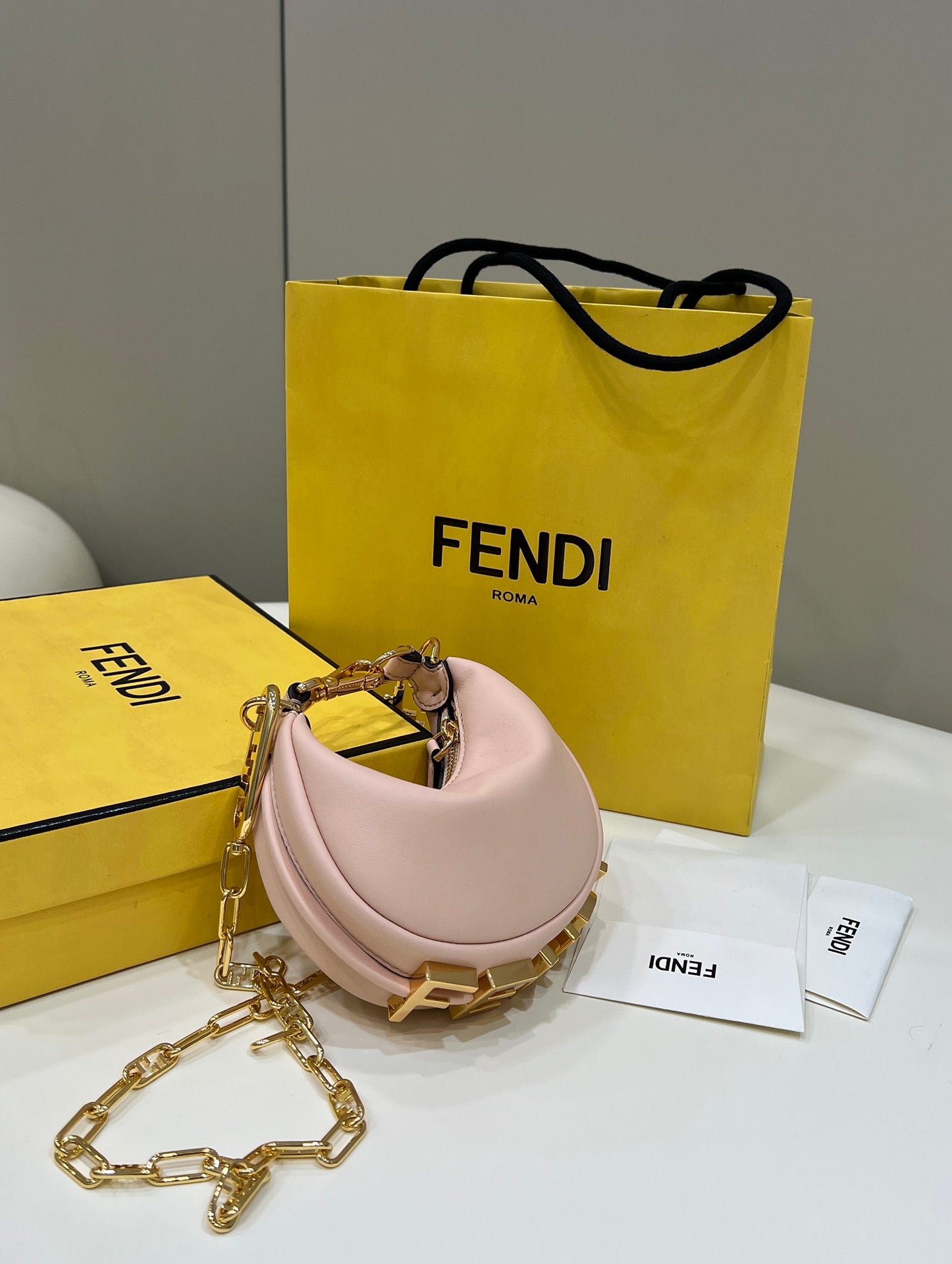 Fendigraphy Mini Leather bag