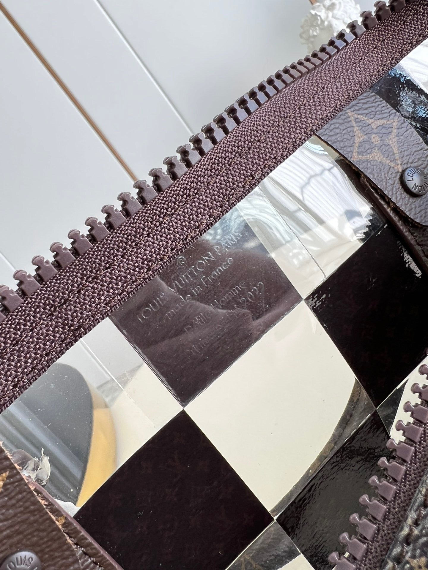 LV keepall monogram chess 50cm