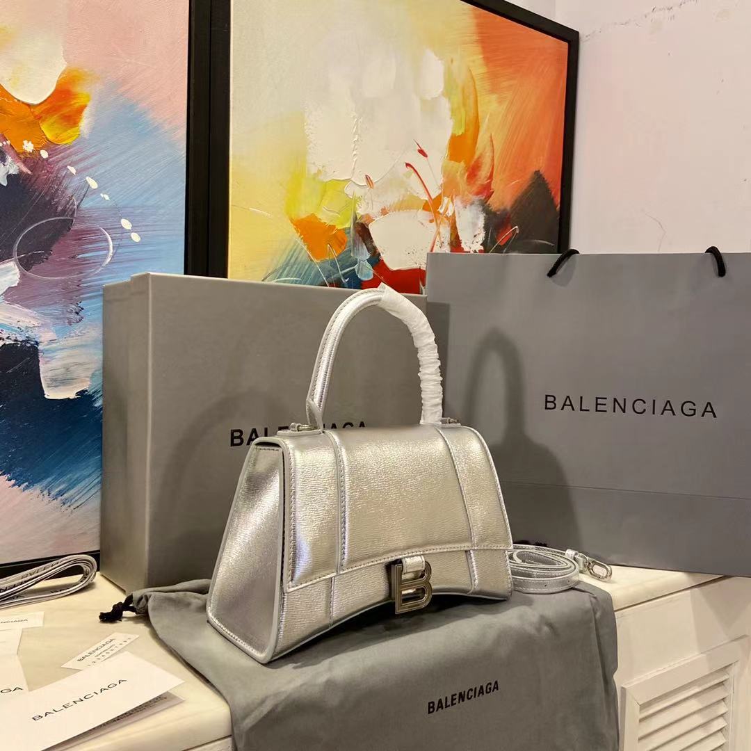 Balenciaga hourglass top handle bag