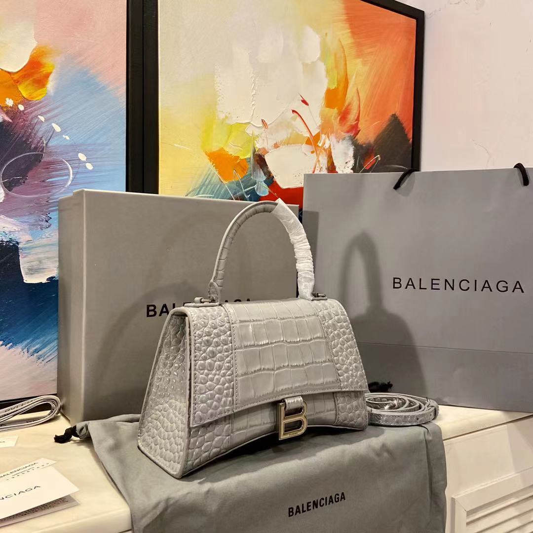 Balenciaga hourglass top handle bag