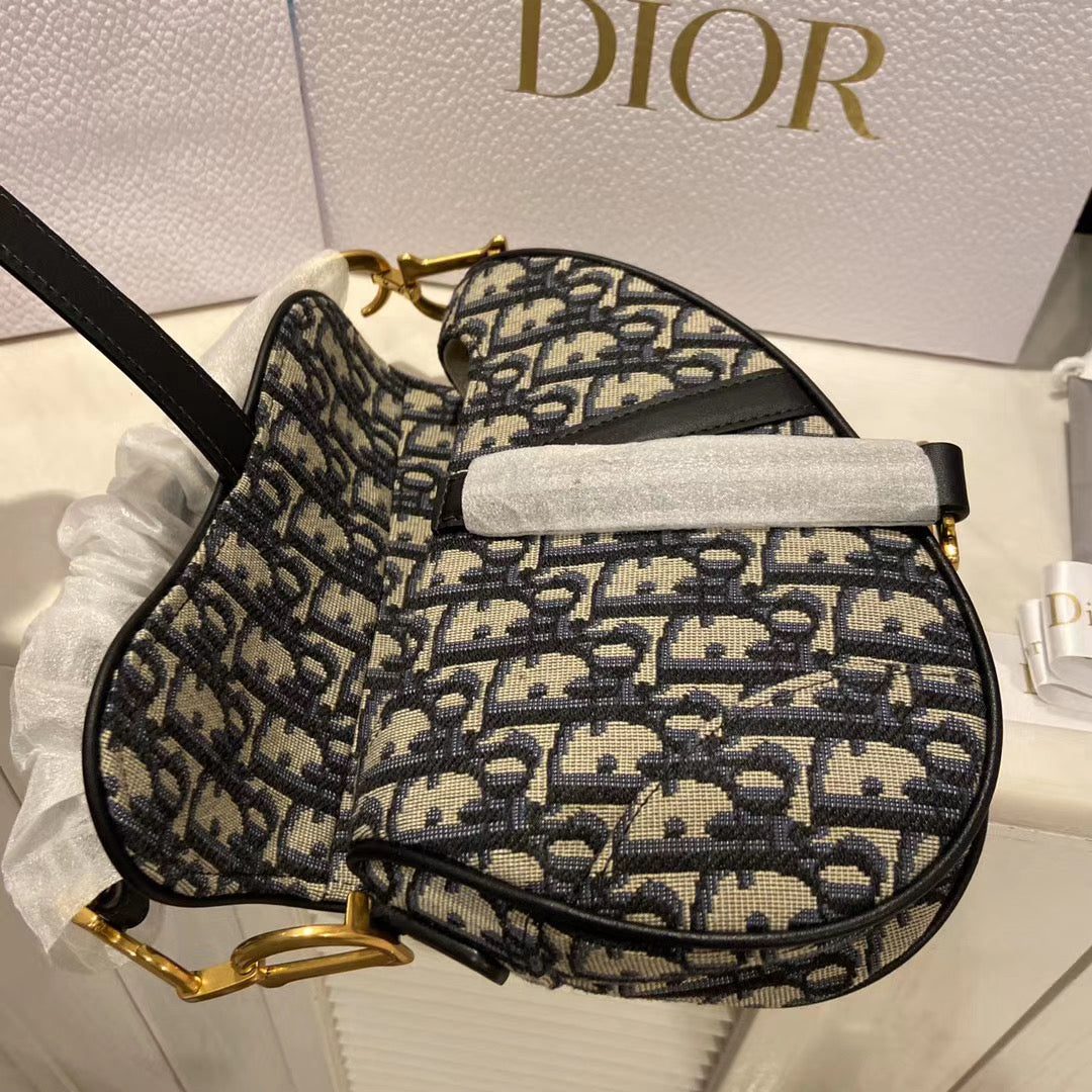 Mini-Satteltasche von Dior