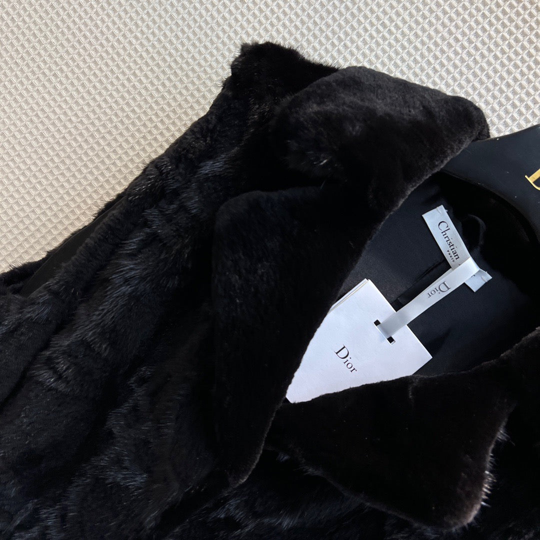 Christian Dior fox fur vest coat