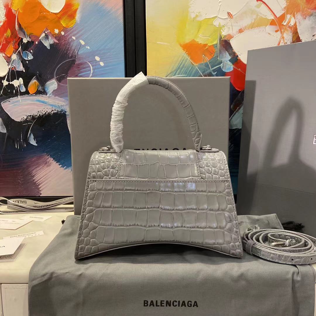 Balenciaga hourglass top handle bag