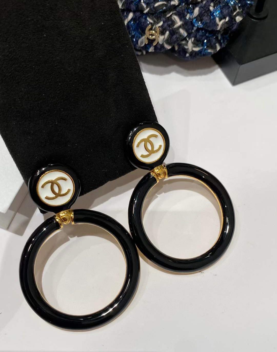 Chanel necklace, earrings and bracelet (sold as set)