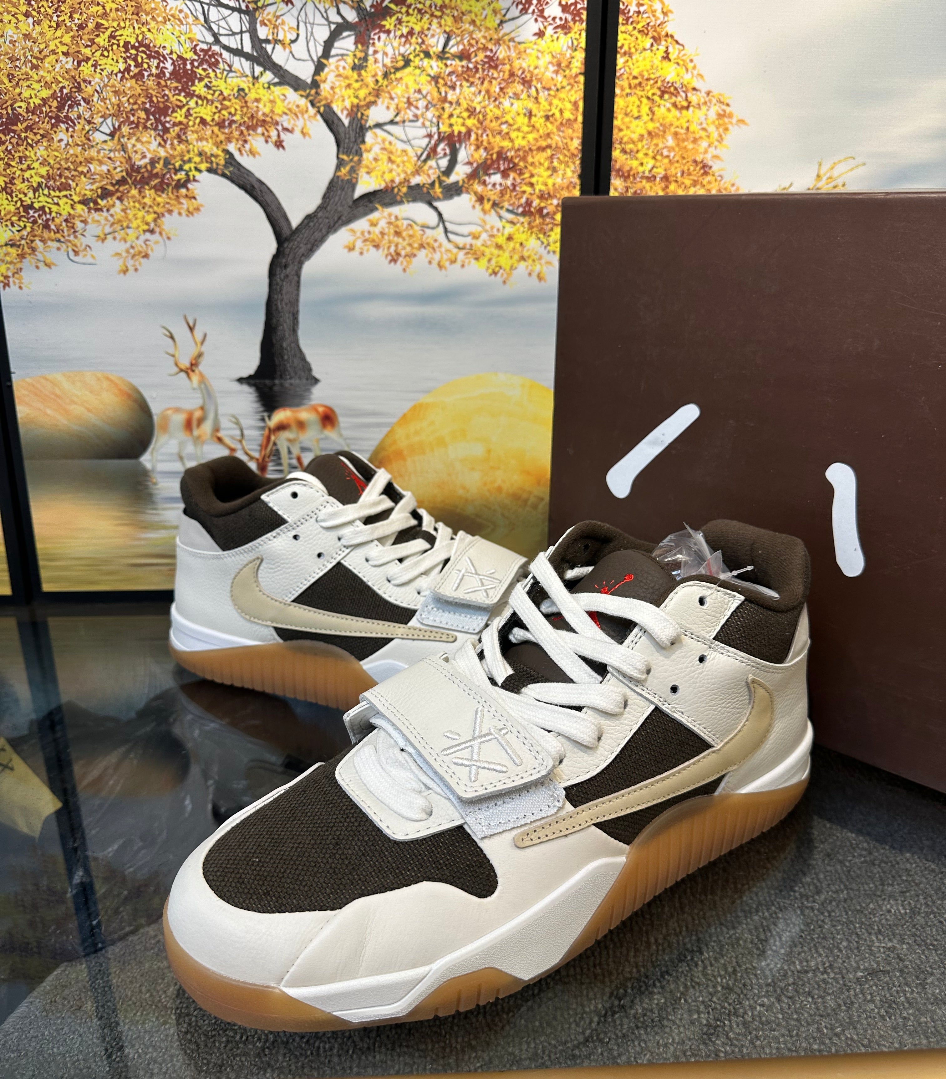 Travis Scott x Jordan Jumpman Jack ‘Sail’ sneakers