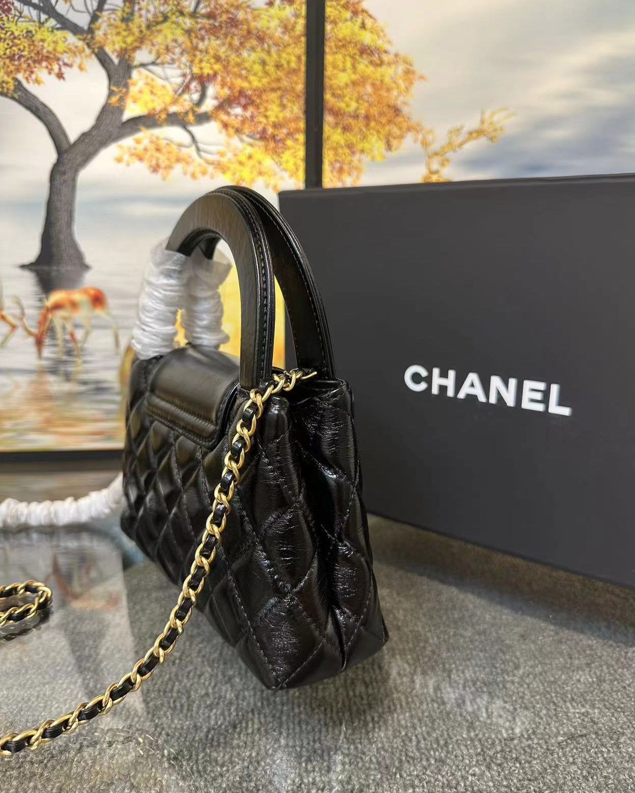 CHANEL Kelly Small Lambskin GHW