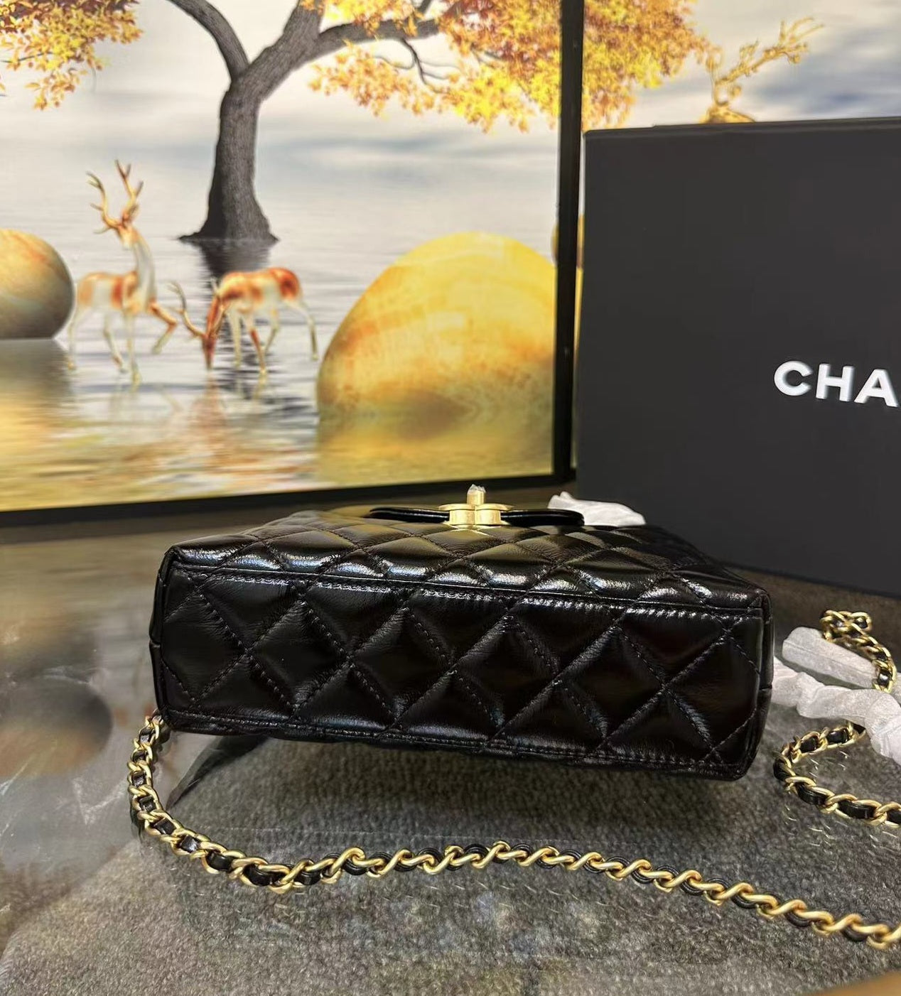 CHANEL Kelly Small Lambskin GHW