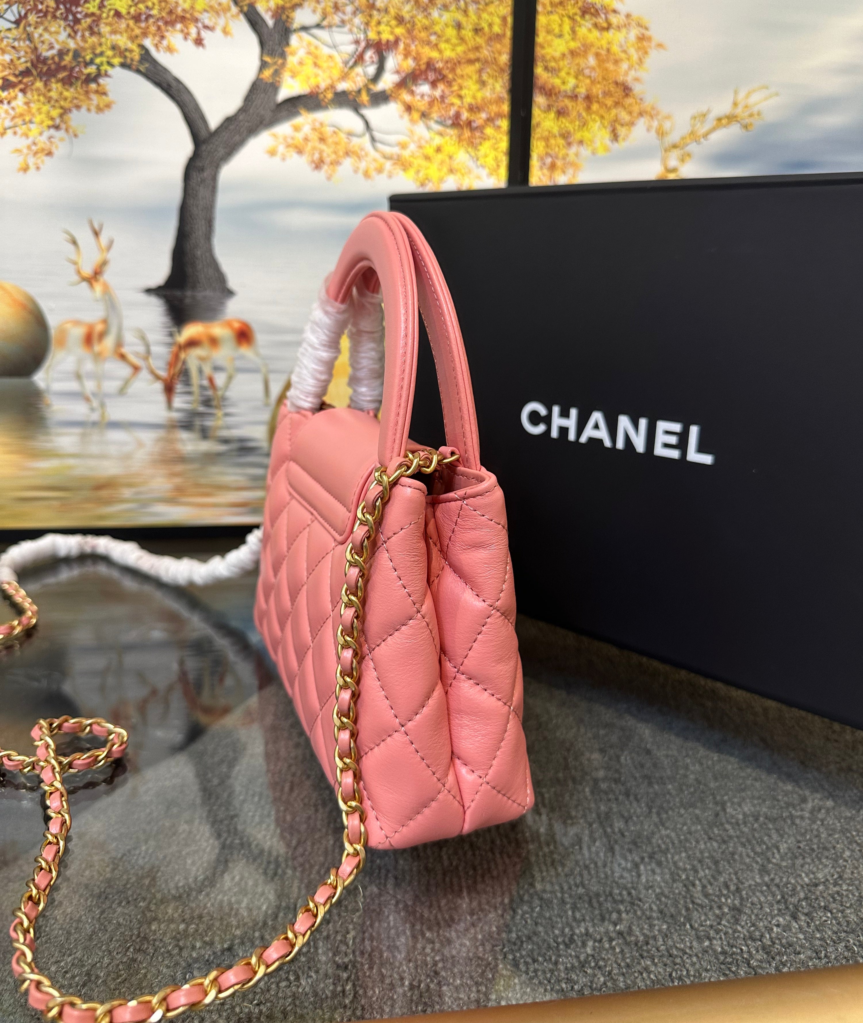 CHANEL Kelly Small Lambskin GHW