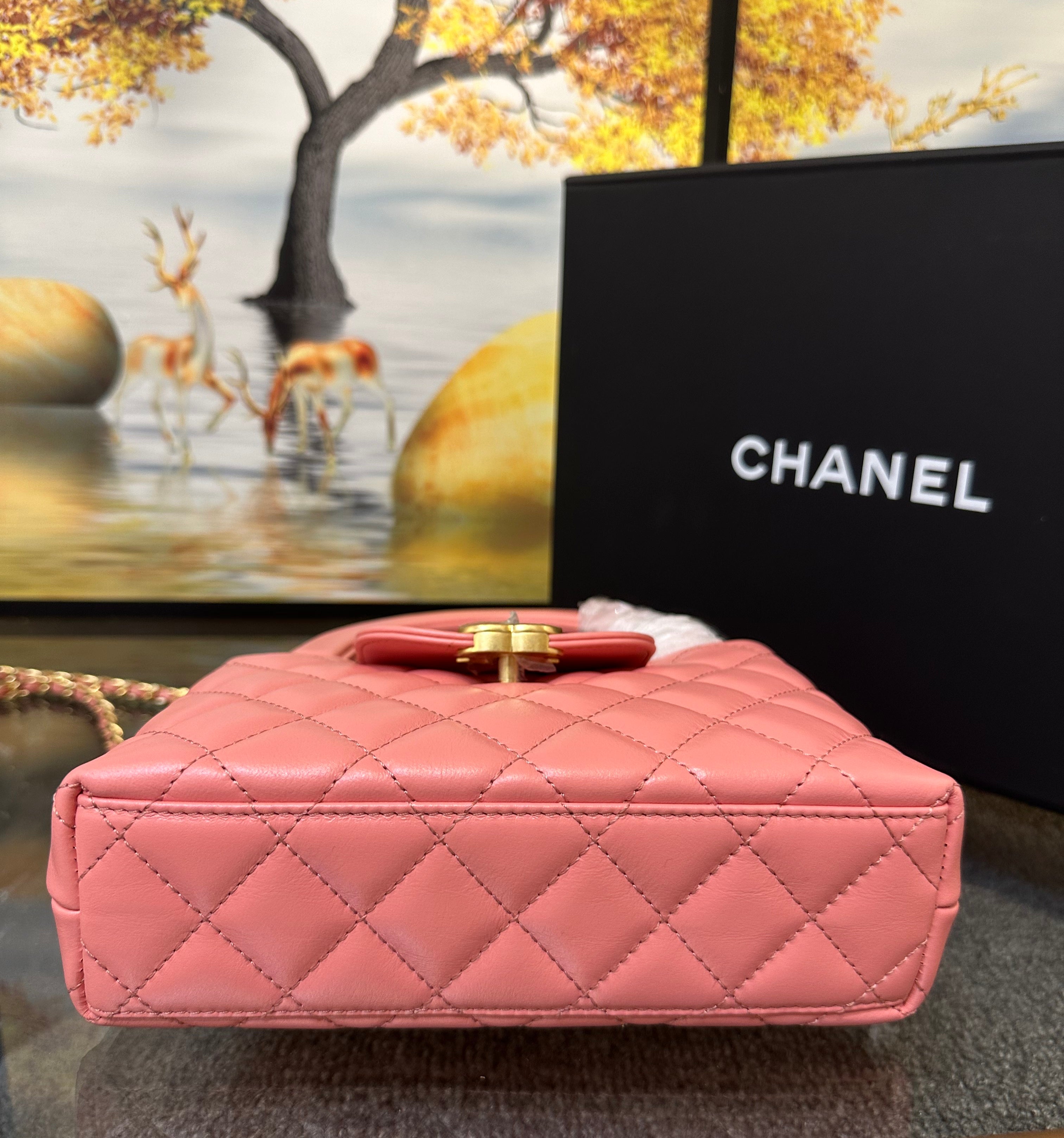 CHANEL Kelly Small Lambskin GHW