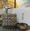 Lady dior bag two toned