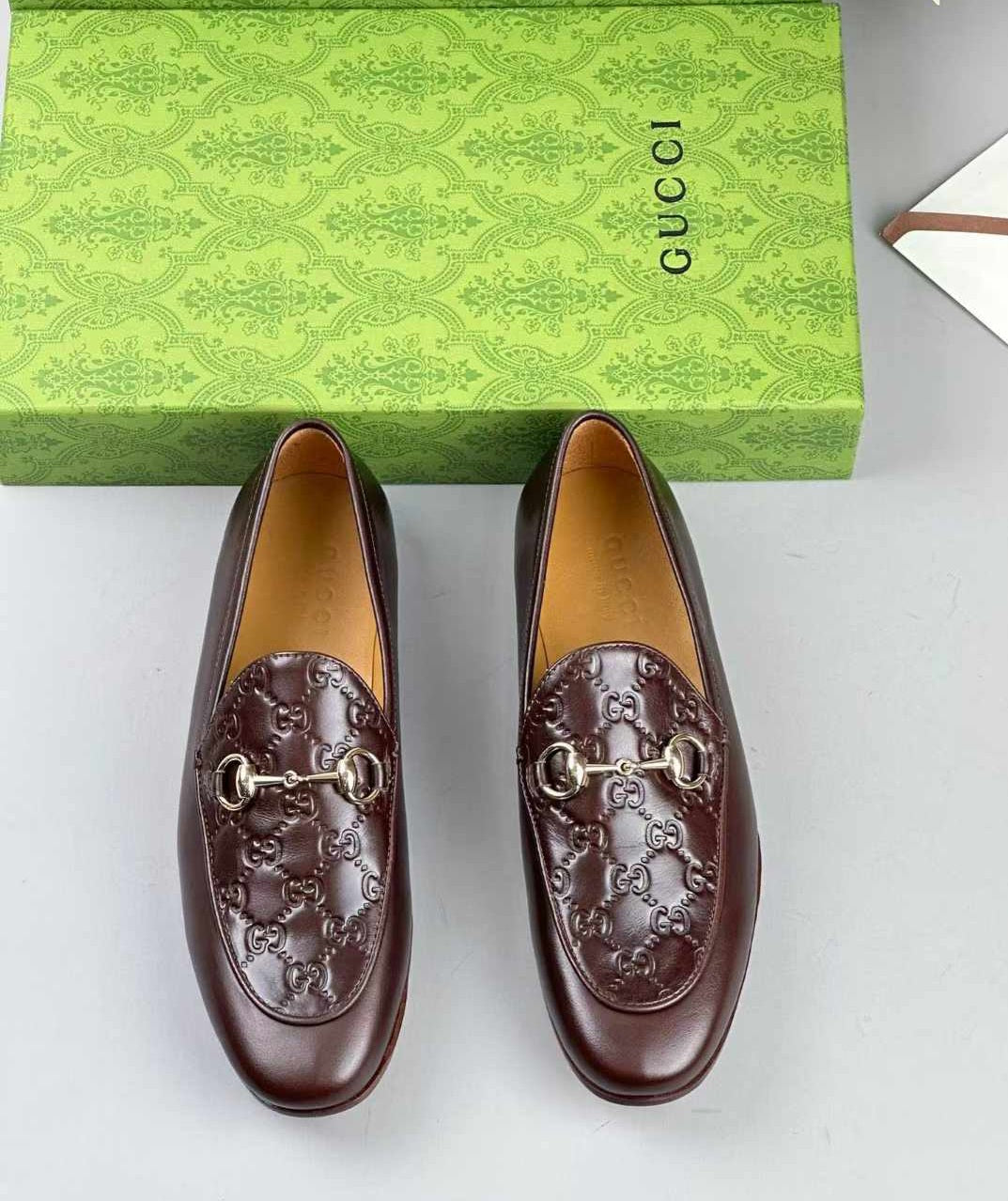 Gucci Jordy Monogram Bit Loafer