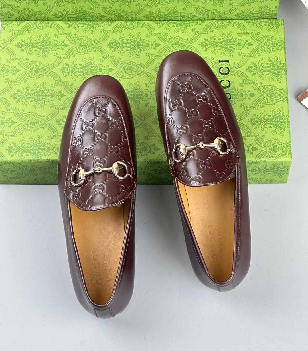 Gucci Jordy Monogram Bit Loafer