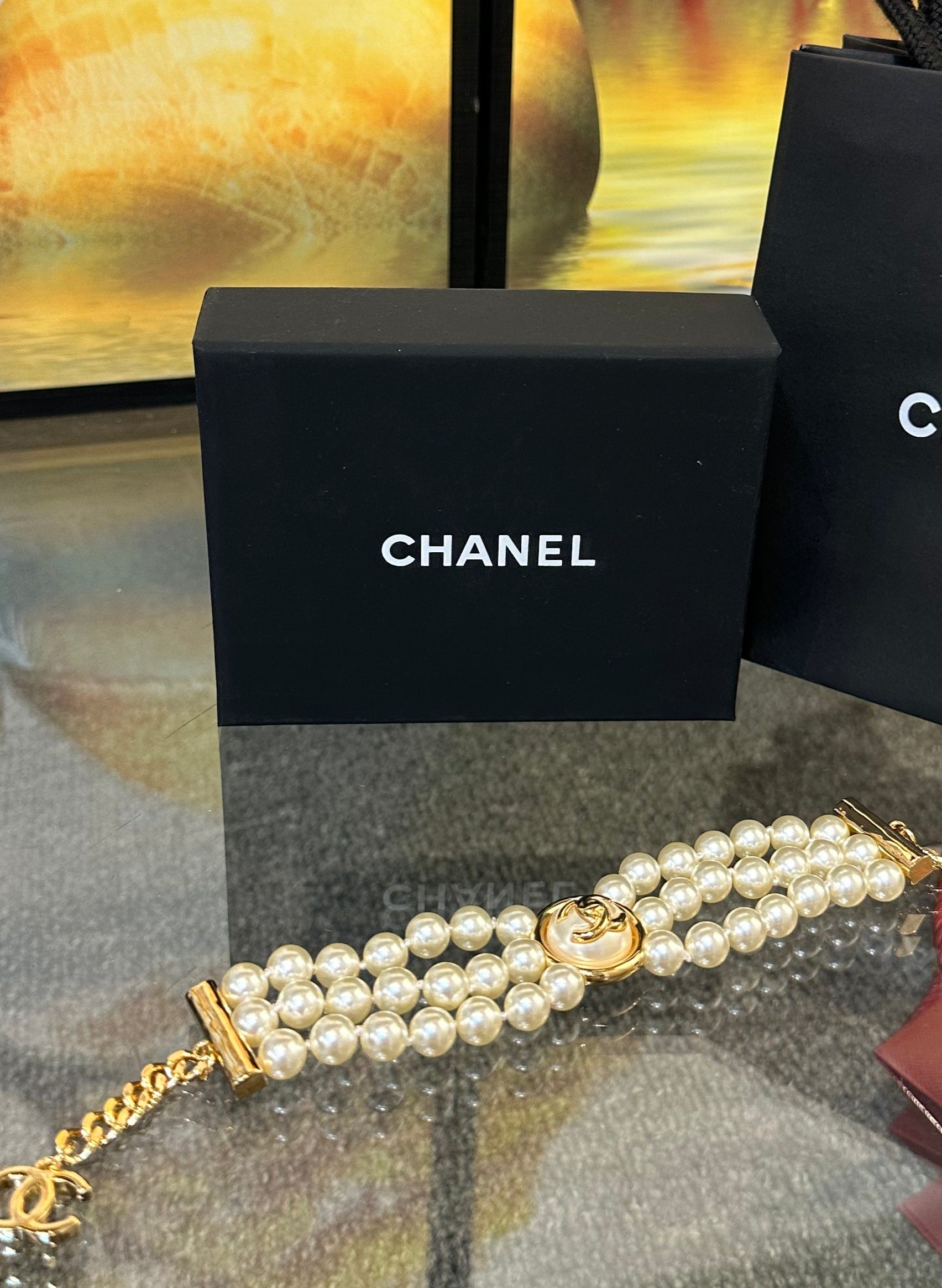 Chanel beaded bracelet