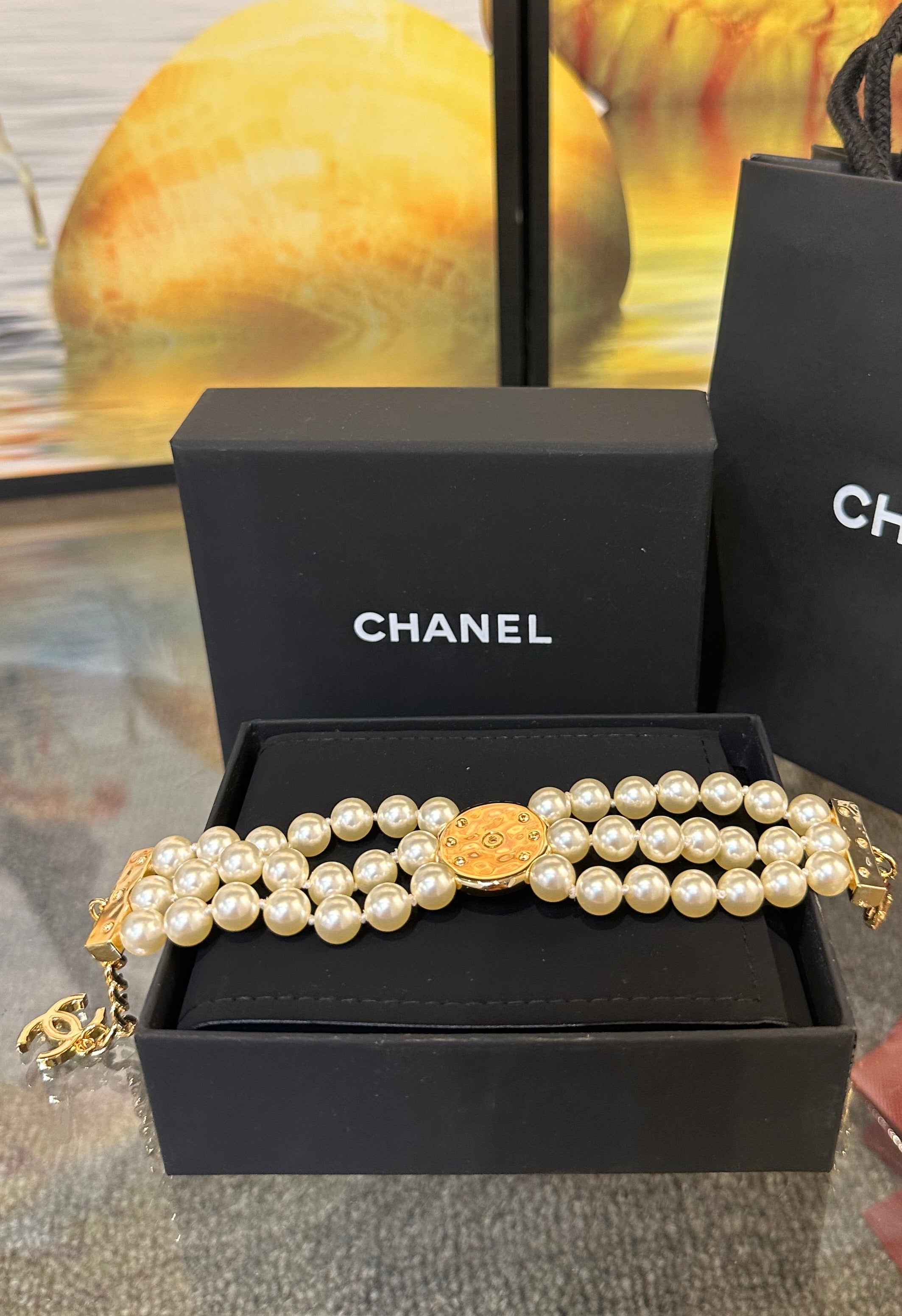 Chanel beaded bracelet